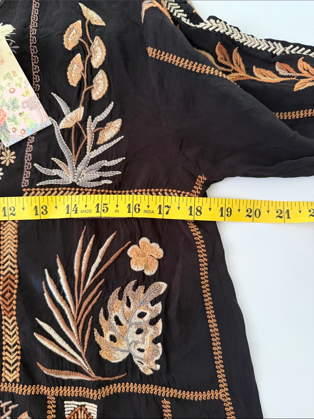 Johnny Was Leni Tunic Peasant Blouse XS NWT - Picture 7 of 10